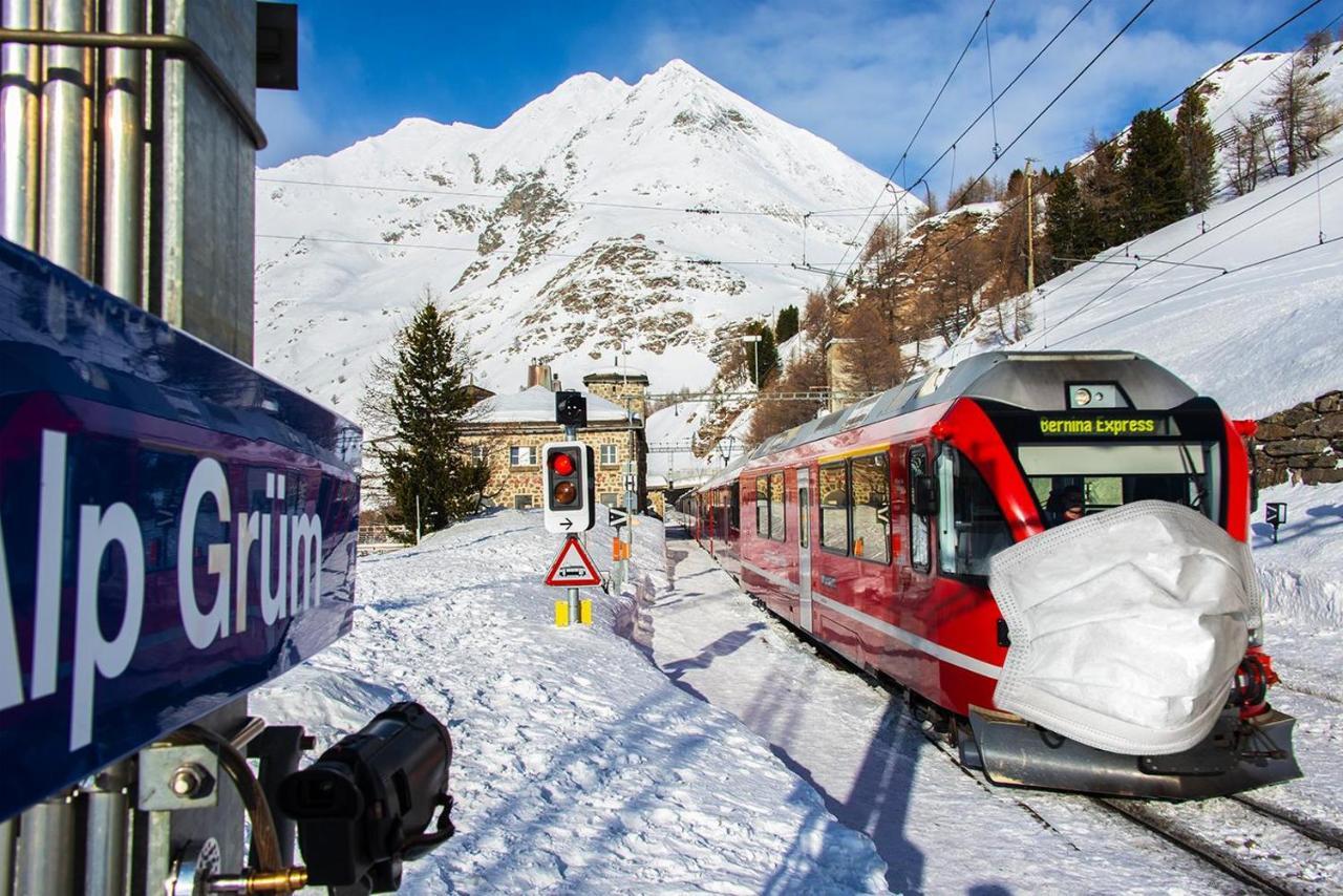 Hotel Bed & Rooms , Corte Rossa -1 Min Walk To Bernina Express 蒂拉诺 外观 照片